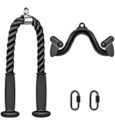 Kipika Cable Machine Attachment, Triceps LAT Pulldown Attachments, Home Gym Workout Accessories H...