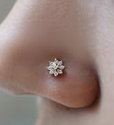 nose studs flower 625