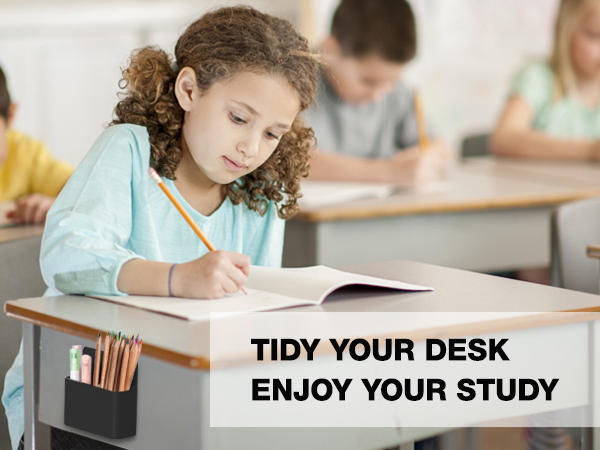 helping kid to keep study desktop tidy so that they can focus on studying