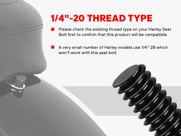 harley seat srews