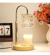 Candle Warmer Lamp with Timer and Dimmable, Electric Wax Melt Candle Warmers Height Adjustable wi...