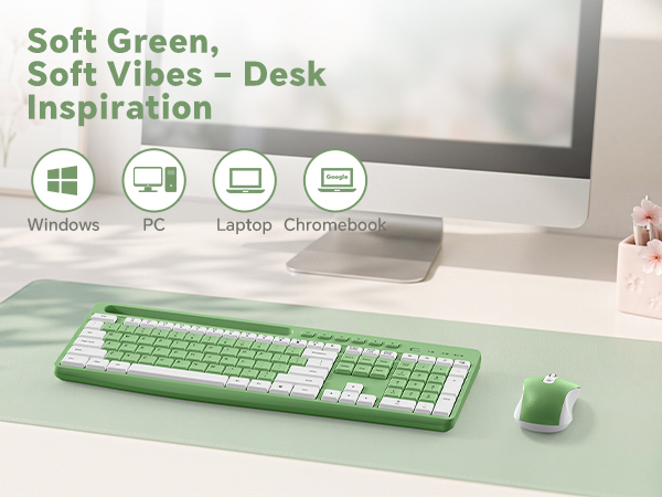 silent keyboard and mouse wireless