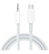 Seulliya USB C to 3.5mm Audio Aux Jack Cable, Aux Cord for iPhone 15, Type C to 3.5mm Headphone C...