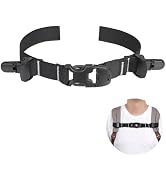 Vigorport Backpack Chest Strap Add on, Elastic Backpack Sternum Strap, Heavy Duty Adjustable Ches...