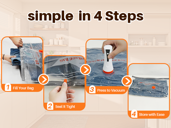 Space Saver Bags for Packing, Luggage and Seasonal Storage