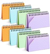 Koogel 400 Pieces Index Card, 3 x 5 Inch Colorful Learning Card Note Cards 8 Pack of Colorful Pap...