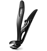BEZOX Angled Head Toe Nail Clippers for Seniors for Thick Nails - Ergonomic Toenails Clipper for ...