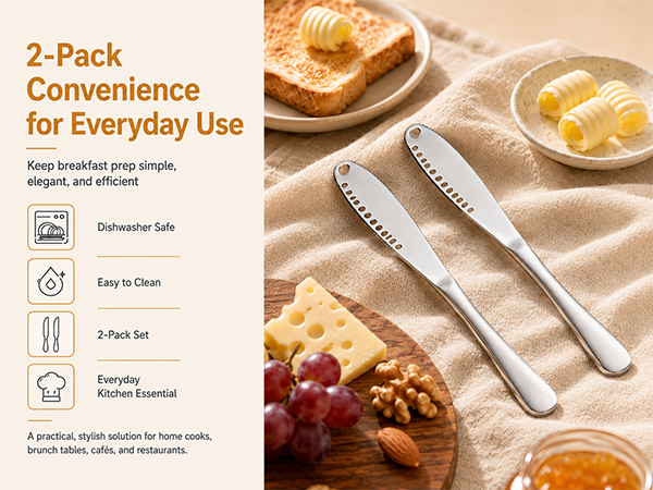 heated butter knife