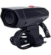 DAWAY A14 Loud Electric Bike Horn - 5 Modes Sound 110 DB Bicycle Cycling Handlebar Ring Alarm Bel...