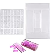 Accfore 2 Pack Domino Silicone Molds for Epoxy Resin,Domino Resin Moulds Silicone DIY Domino Box ...