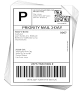Anylabel 8.5" x 11" Full Sheet Label Sticker for Laser & Inkjet Printer - 1 Per Page Shipping Lab...
