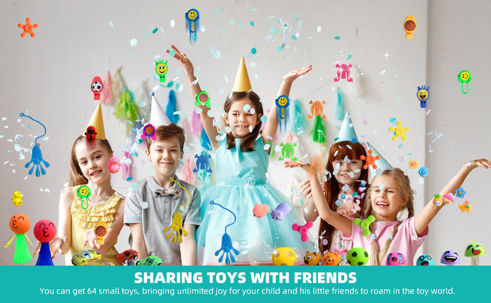 Share toys with friends