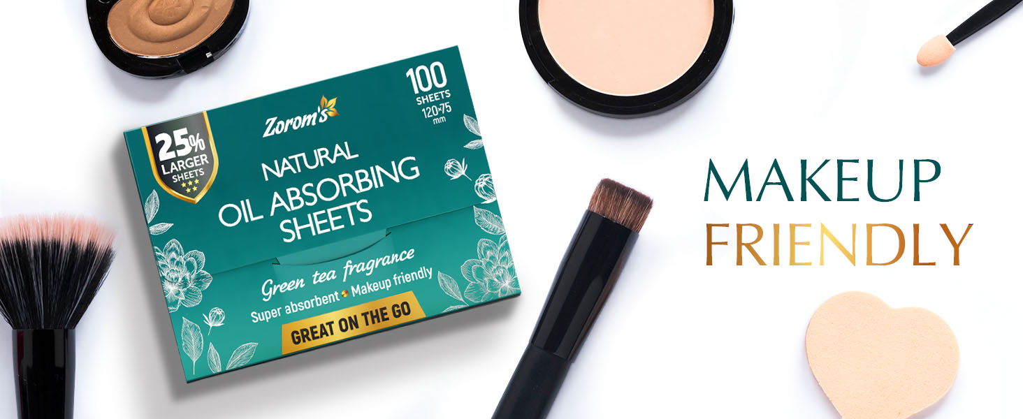 Zorom's Green Tea Makeup friendly