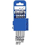 JUSTHESE Mini Wrench Set, Small Combination Wrench Set, 10-Piece Midget Wrench, Lightweight,Metri...