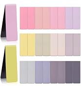 24PCS Magnetic Bookmarks Book Mark - 12 Colors Magnet Bookmark Clips, Cute Book Marks for Reading...