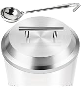 Wiszou Tabletop Fire Pit Lid and Pellet Scoop for Solo Stove Mesa XL, 7" Portable Stainless Steel...