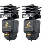 2PCS P2S/H2D/H2S Hotend with 0.4mm Hardened Steel Nozzle Upgraded Silicone Socks with Identificat...