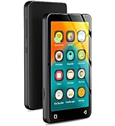 MP3 Player with Bluetooth and WiFi, MP4 MP3 Player with Spotify 4" Full Touch Screen, Android Str...