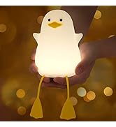 Anywin Duck Night Light,Benson Duck lamp,Cute Duck Night Light for Kids with Warm Color & Dimming...