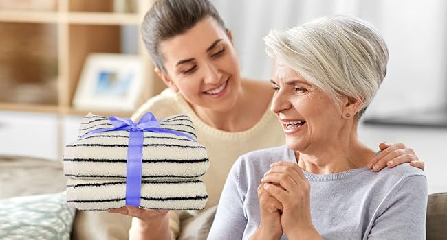 striped hand towel gifts