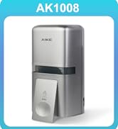 AIKE Wall Mount Liquid Soap Dispenser, 27oz Large Capacity with Extended Pump for Commercial Bath...