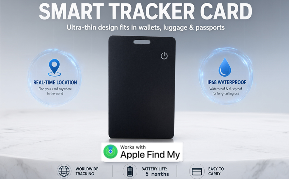 Bluetooth tracker card