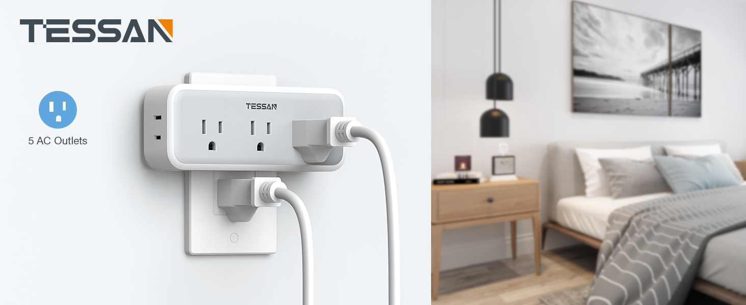Multi Plug Outlet Extender