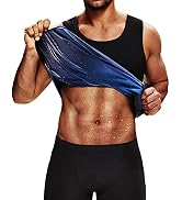 BXVX Sauna Suit Sweat Waist Trainer Vest for Men Sweat Workout Tank Top Shaper