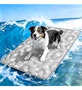 Dog Cooling Mat, Extra Large Cooling Dog Bed Mat for Indoor & Outdoor, Q-Max>0.5, Machine Washabl...