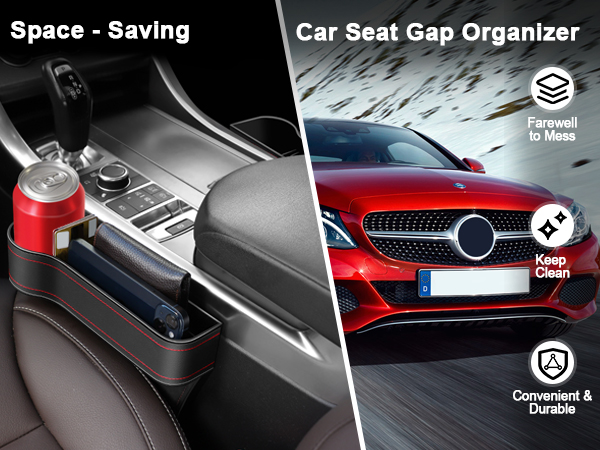 Car Seat Gap Filler Organizer