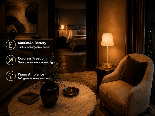 Cordless Table Lamp