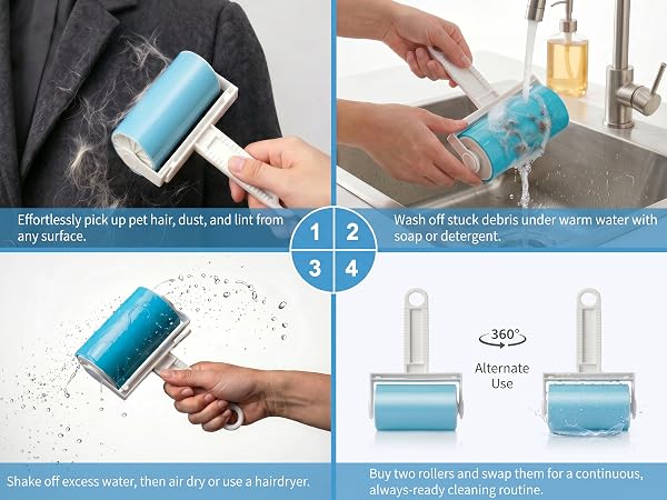 Wash off stuck debris under warm water with soap.Shake off excess water, then air dry.