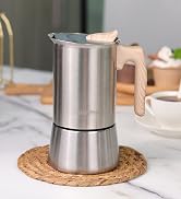 the new stainless steel double boiler coffee maker with a straw