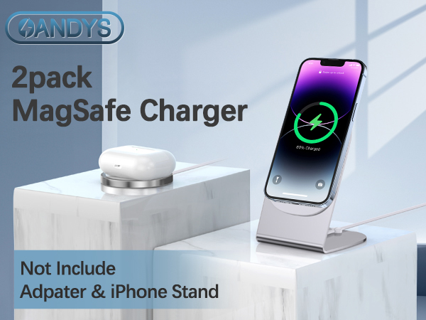 2 Pack Magnetic Wireless Charger