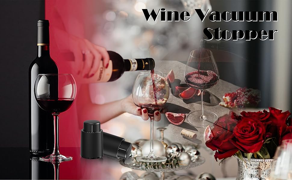 The wine stopper is a nice greeting when you have guests visiting you or any special moments