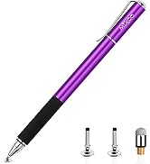 Mixoo Stylus Pens for Touch Screens - Disc & Fiber Tip 2 in 1 High Sensitivity Universal Stylus f...