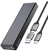 ORICO M.2 NVMe SSD Enclosure, USB 3.1 Gen 2 (10 Gbps) PCIe External Adapter NVMe Case for 2230/22...