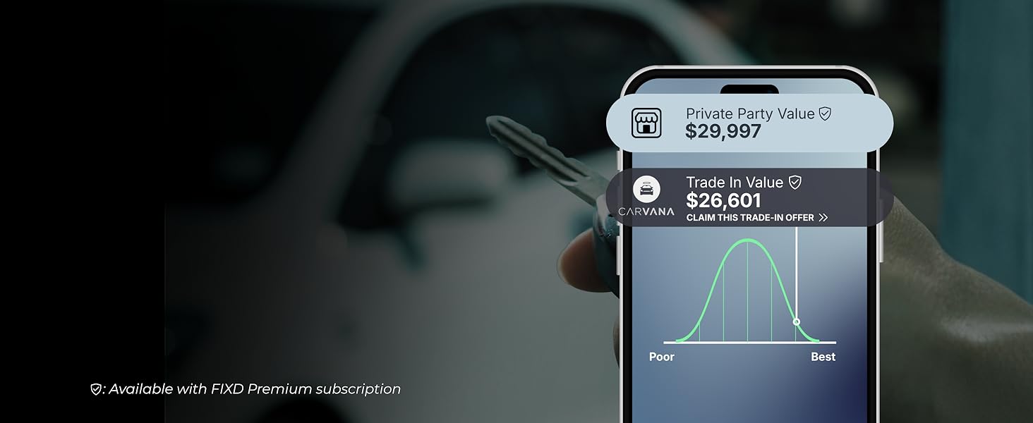 Know vehicle value Car scanner diagnostic tool reveals condition-based value for smarter negotiation