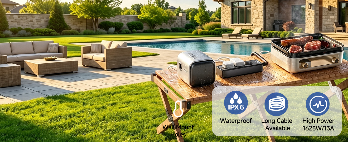 outdoor power strip weatherproof