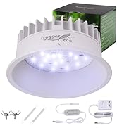 UVB Light for Reptiles, UVA UVB Reptile Light Fixture with Timer LED UVB Bulb for Bearded Dragon ...