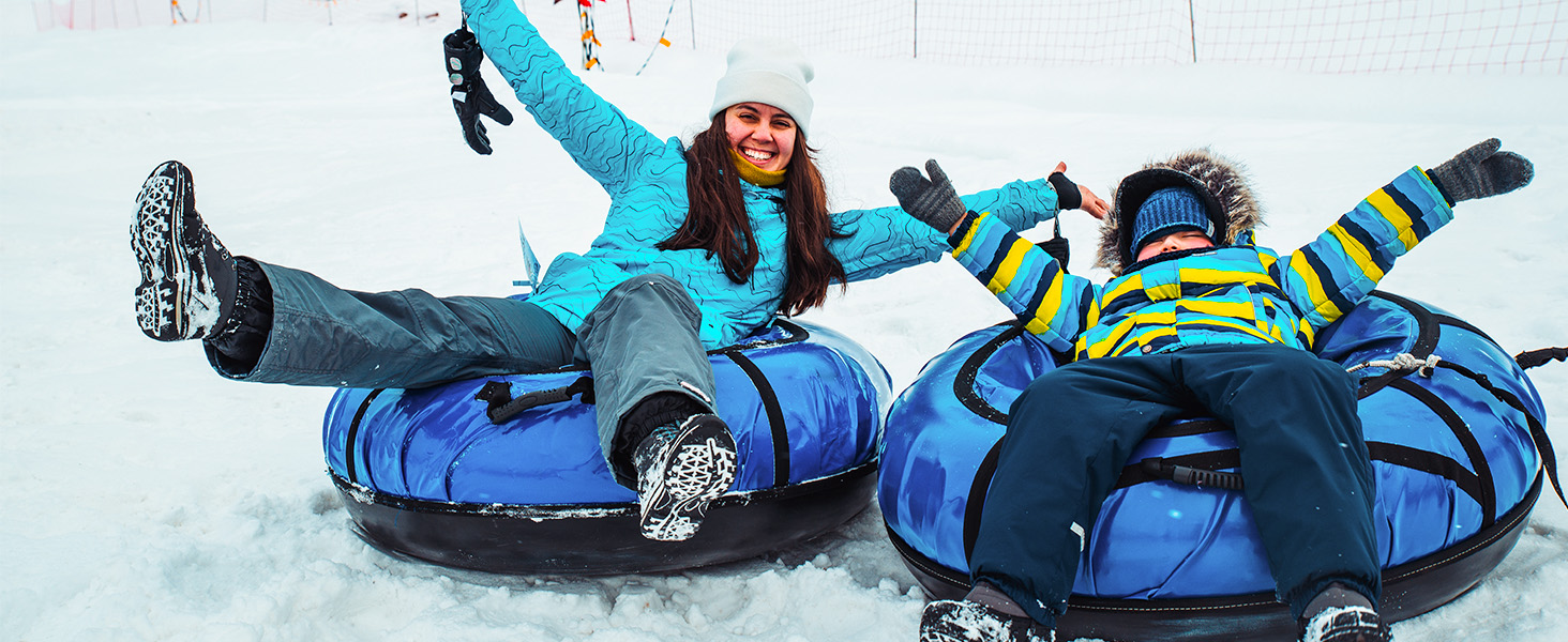 Inflatable snow tube