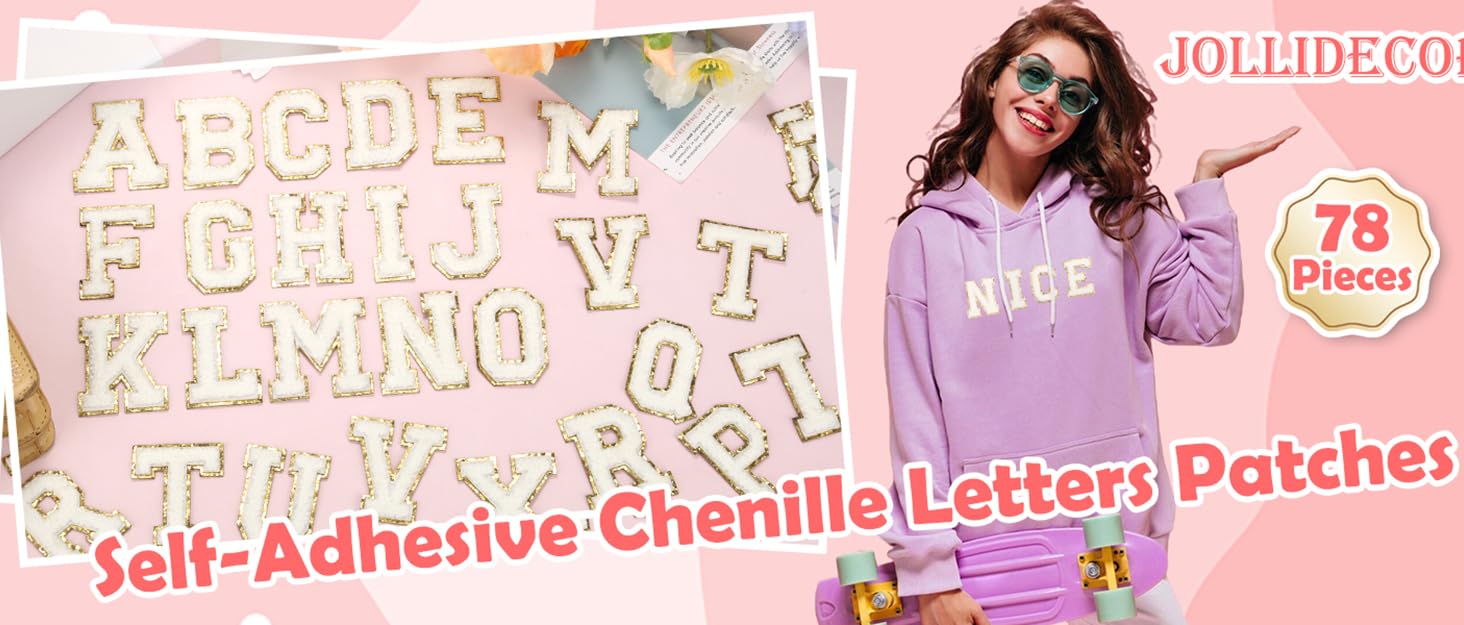 Chenille Letters Patches