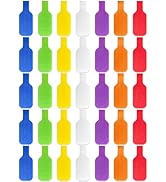 35 Pcs Cable Labels, Multi-Color Write On Cord/Wire Labels, Cable Tags and Wire Tags for Cable Ma...