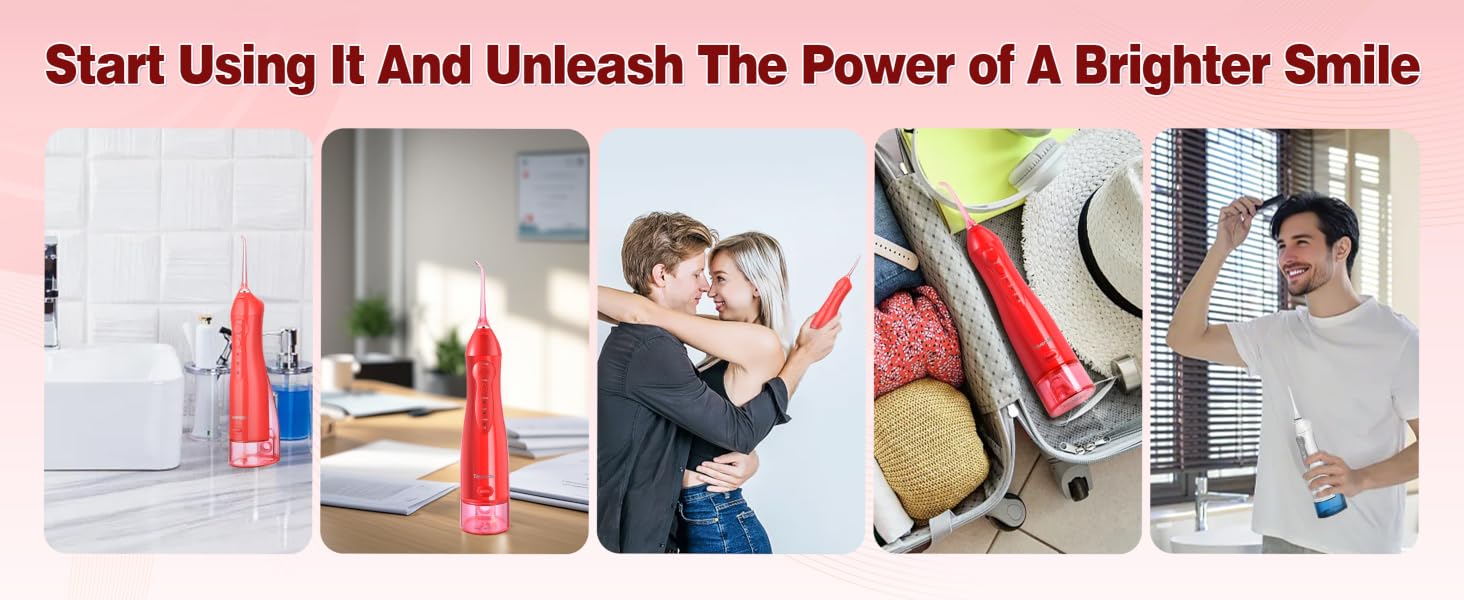 Tovendor electric water flosser is the perfect gift for you and your relatives to keep oral health