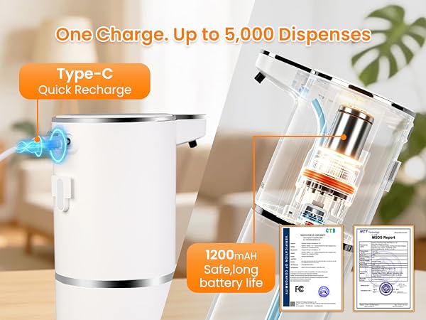 DONASIRA Touchless Automatic Liquid Soap Dispenser