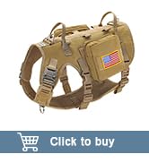 tactical dog harness