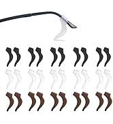 YINGFENG 15 Pairs1.8 Inch Anti-slip Eyeglass Ear Grips Hook, Comfortable Silicone Elastic Eyeglas...