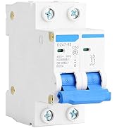 YWBL-WH Miniature Circuit Breaker DZ47-63 2P 400V AC Miniature Circuit Breaker Leakage Air Switch...