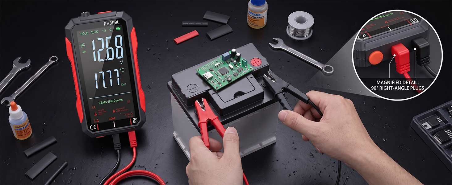 2026 Upgraded FS899L Digital Multimeter
