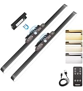 Ensenior Light Bar, 14 inch Rechargeable Under Cabinet Motion Sensor Lighting with Stepless Dimmi...